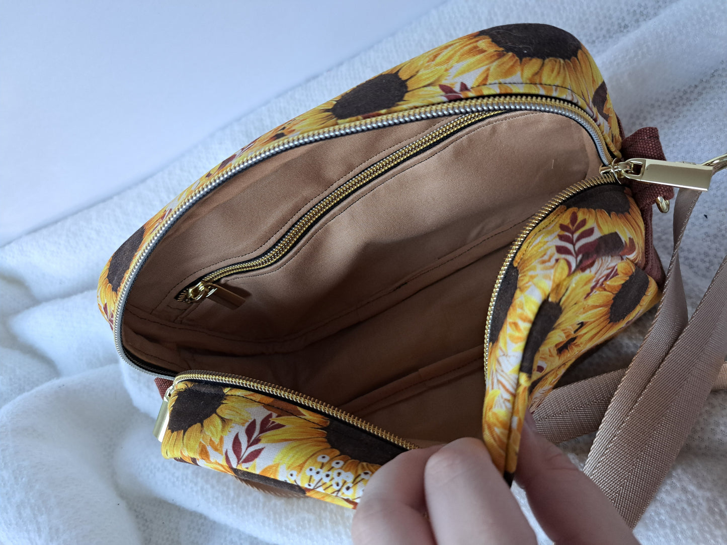Sunflower Boxy Shoulder Bag