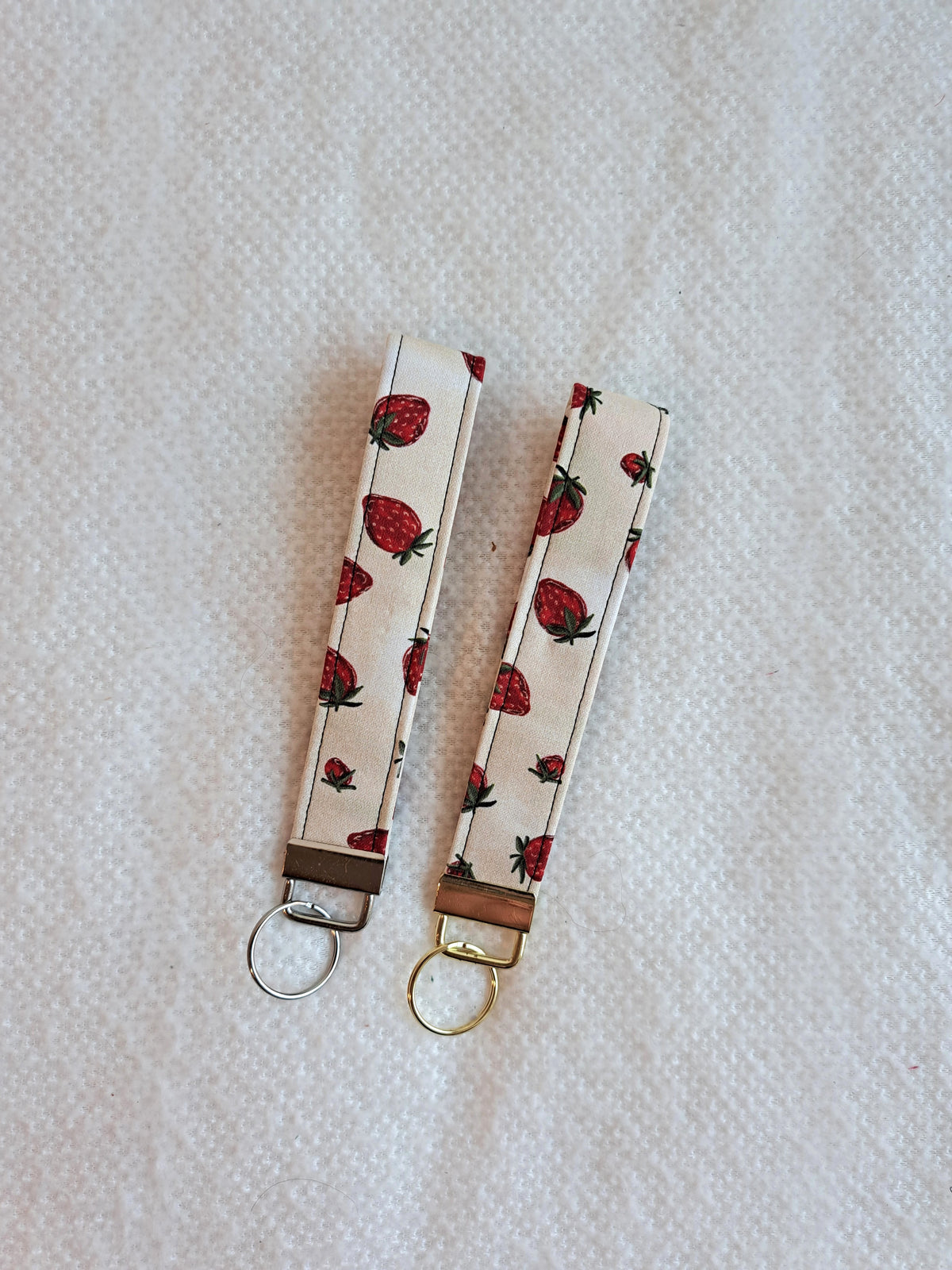 Strawberries and Cream Keyrings