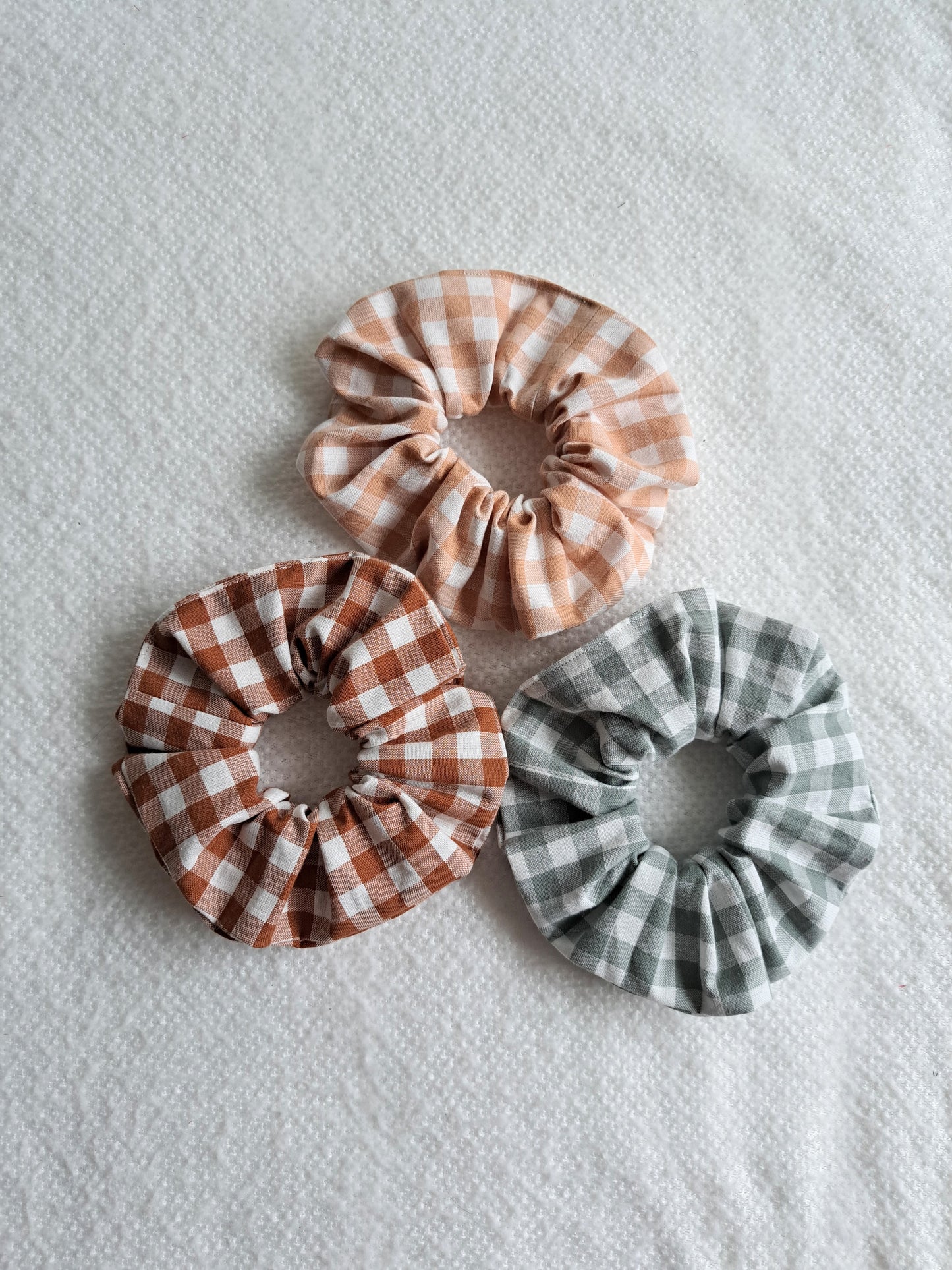 Gingham Scrunchie