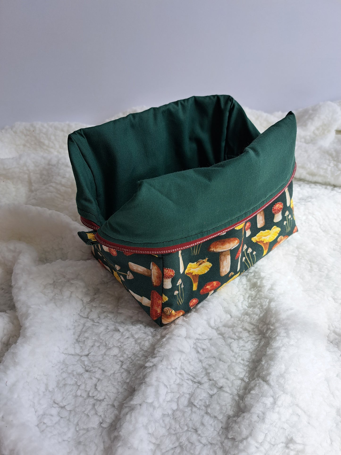 Mushroom Large Boxy Pouch - Made to Order