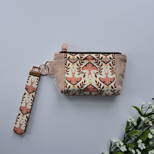 Luna Love Moth Wristlet- Made to Order