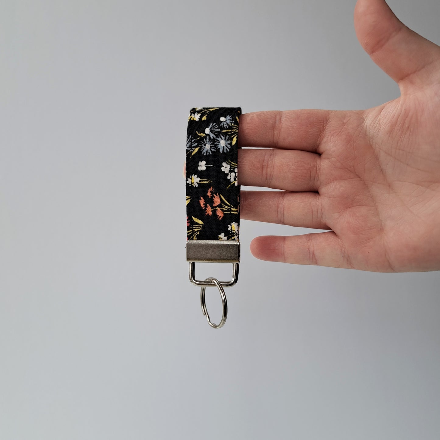 Mini Midnight Wildflower Key Ring - Made to Order