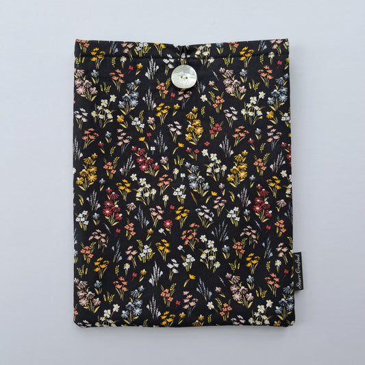 Midnight Wildflower Book Sleeve - Made to Order