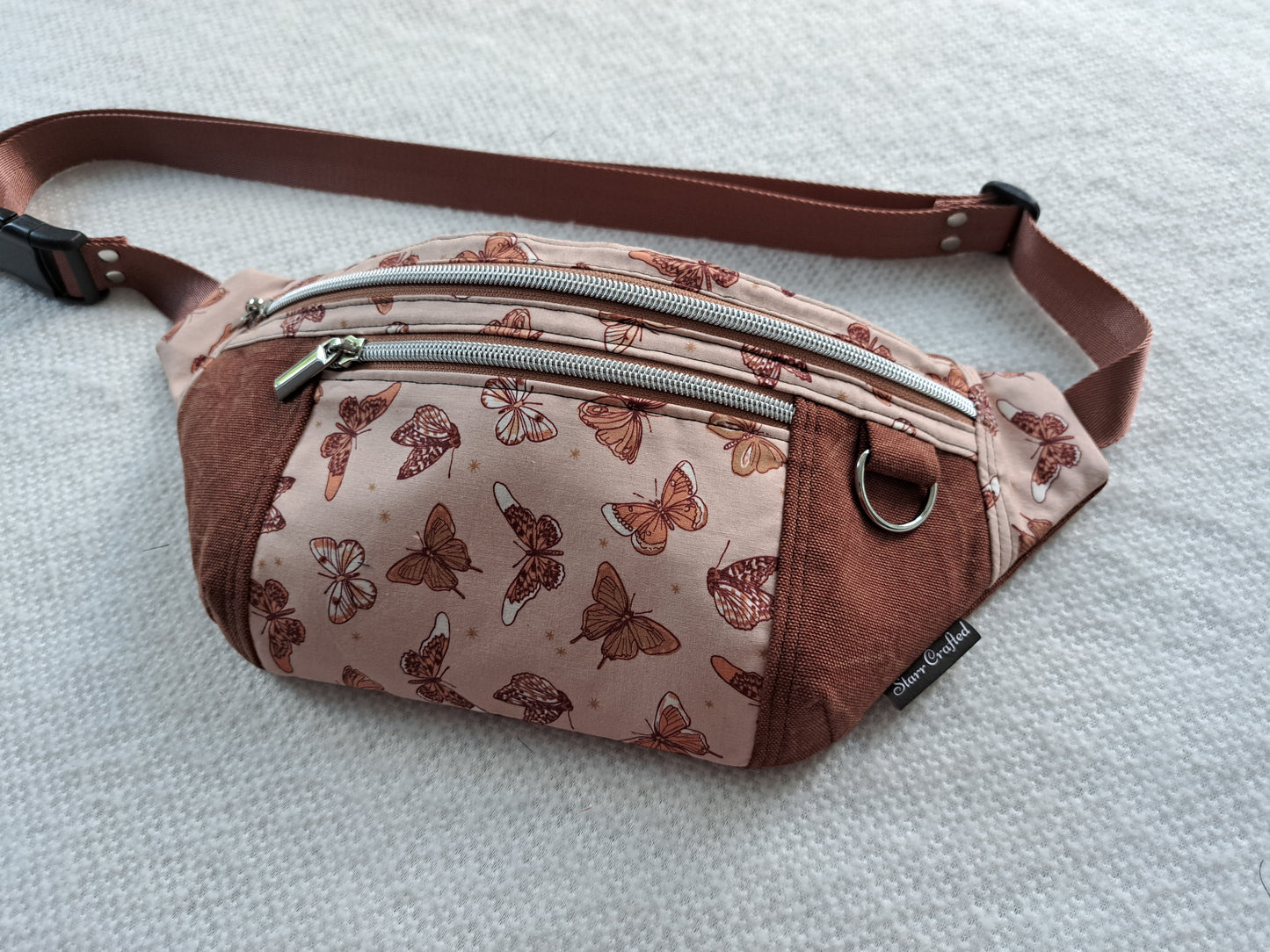 Pink Butterfly Brigid Crossbody - Made to Order