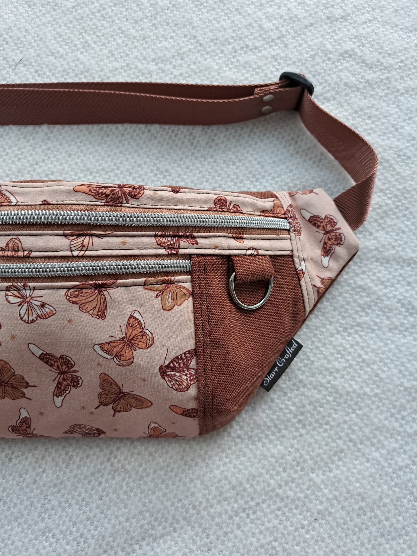 Pink Butterfly Brigid Crossbody - Made to Order