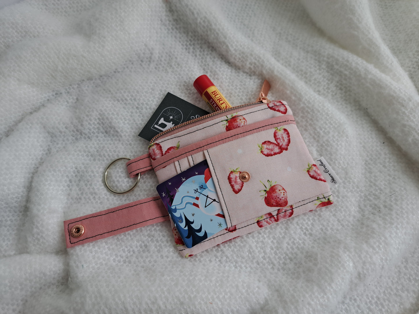 Strawberry Zippy Wallet