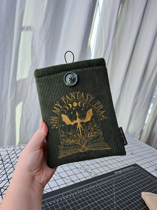 Embroidered "In My Fantasy Era" Kindle Sleeve