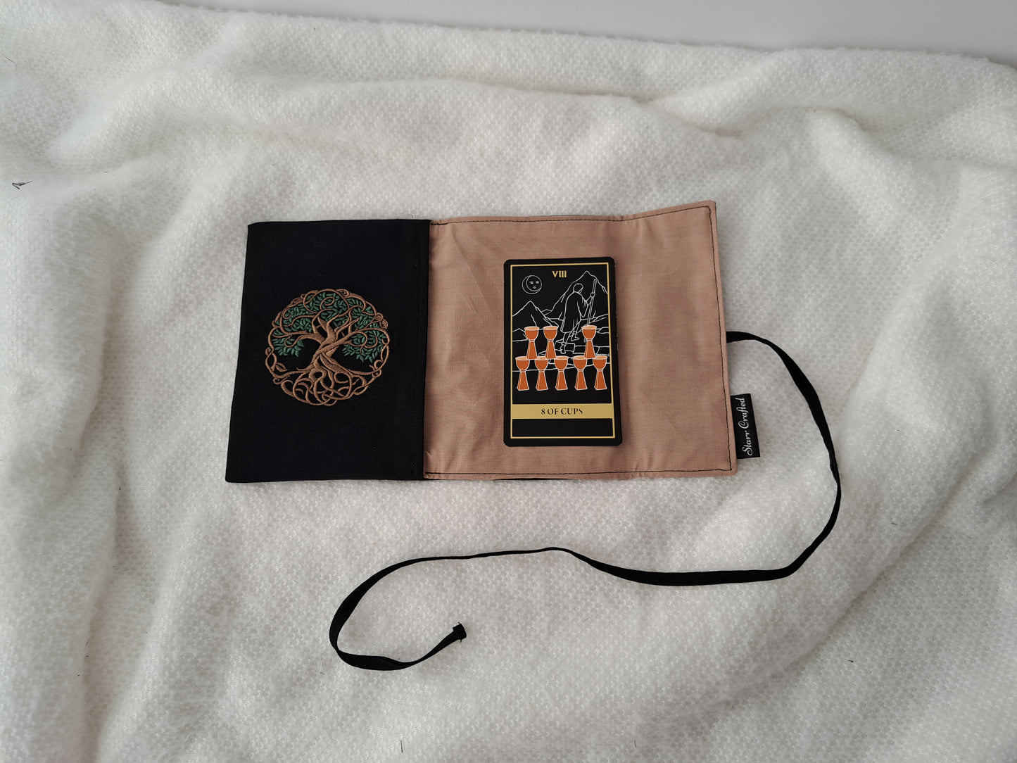 Embroidered Tree of Life Tarot/Oracle Wrap