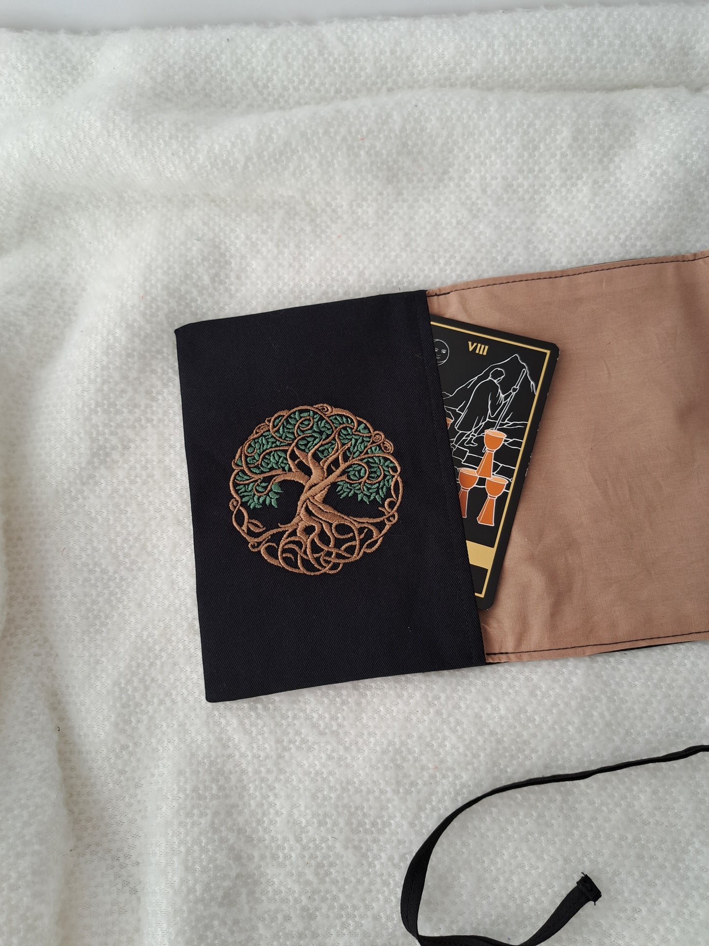 Embroidered Tree of Life Tarot/Oracle Wrap