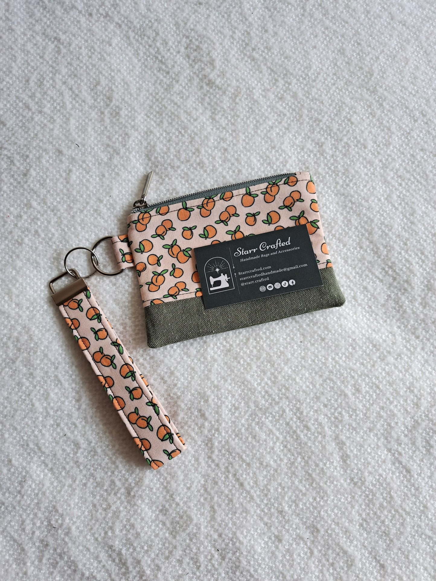 Baby Peaches Small Wristlet