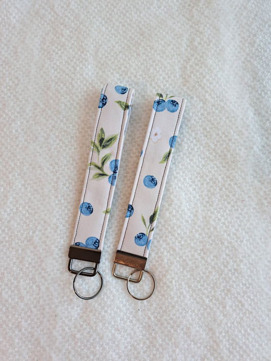 Blueberries Key Ring
