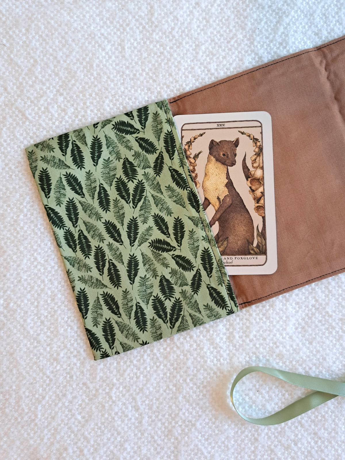 Fern Leaves Long Tarot Wrap