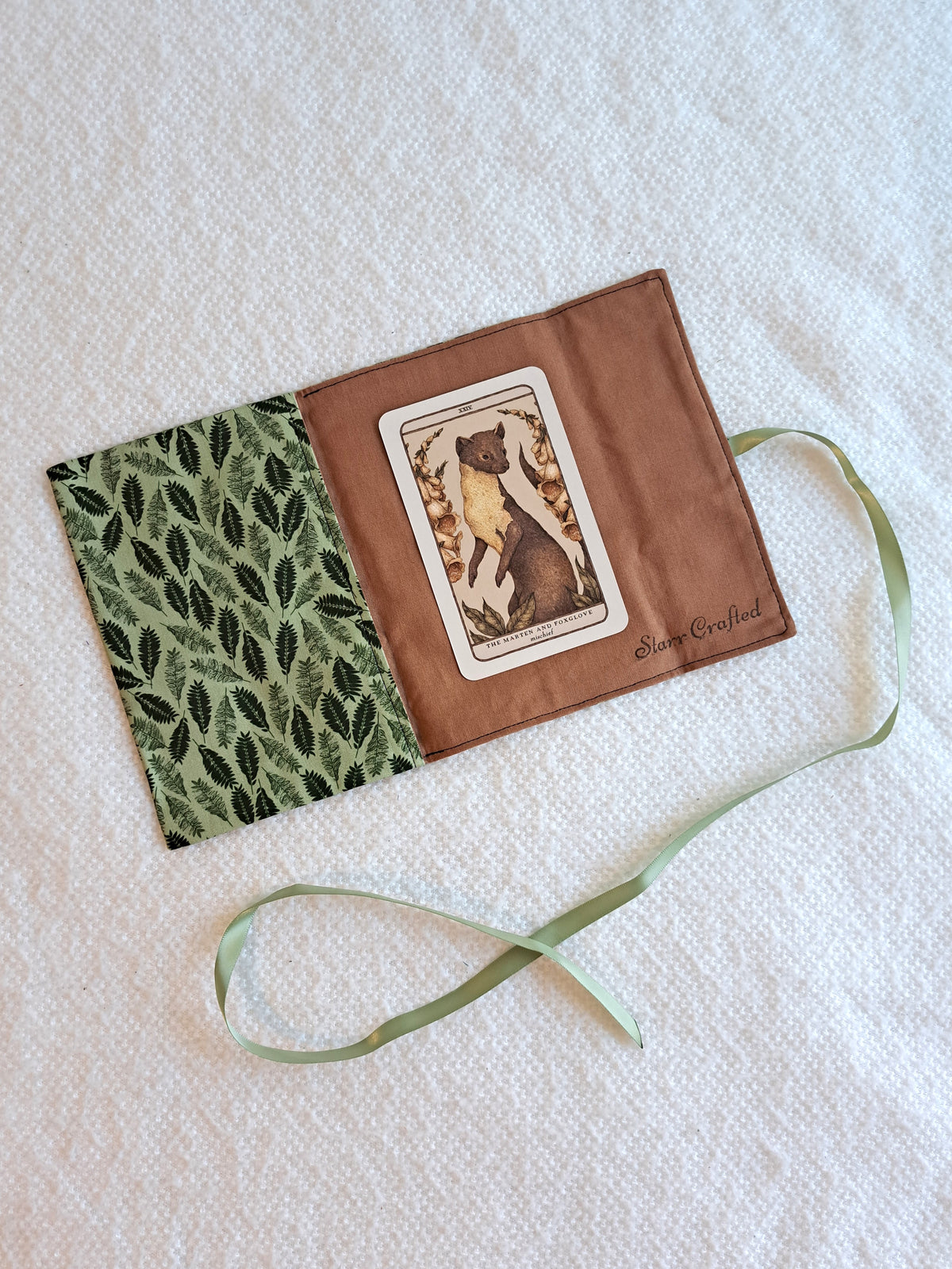 Fern Leaves Short Tarot Wrap
