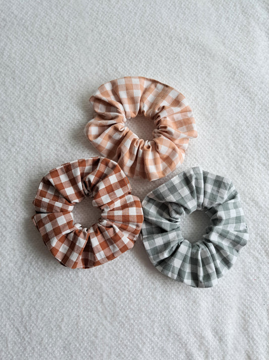 Gingham Scrunchie