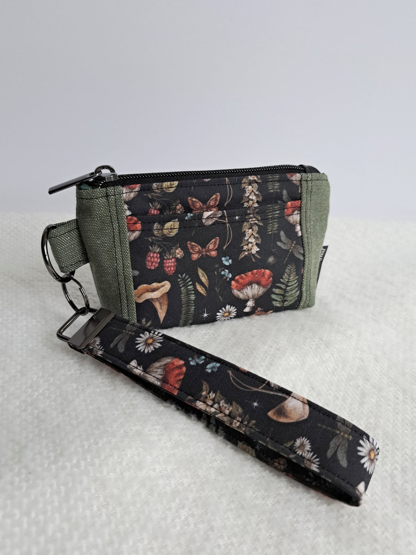 Mushroom Forest Wristlet - Made to Order