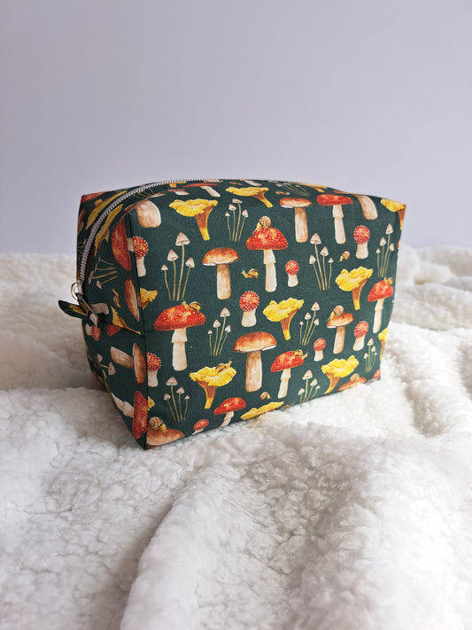 Mushroom Large Boxy Pouch - Made to Order