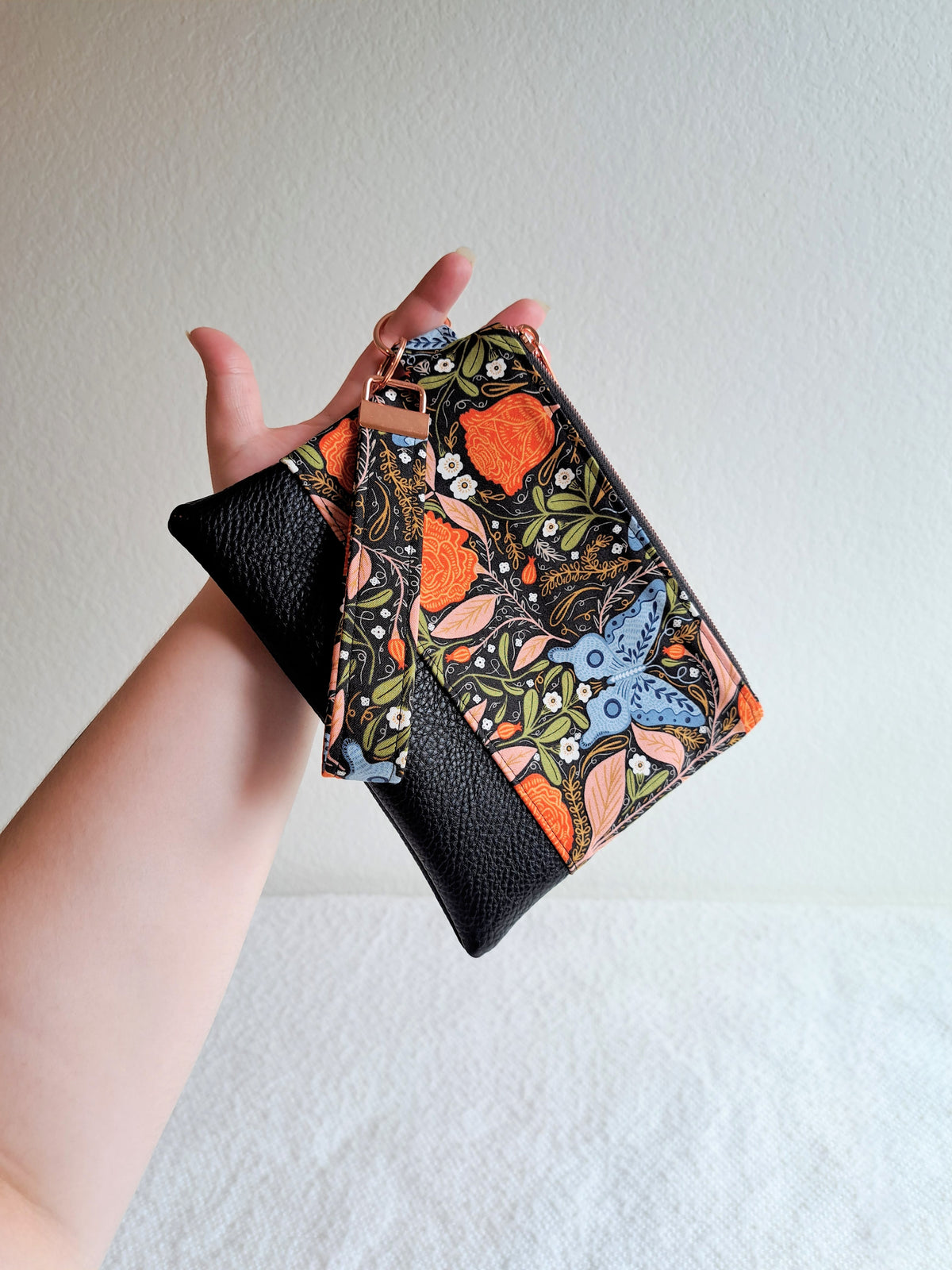 Illustrative Botanical Large Wristlet